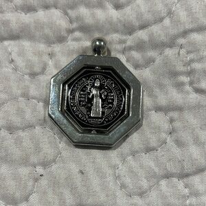 Silver Octagonal Pendant